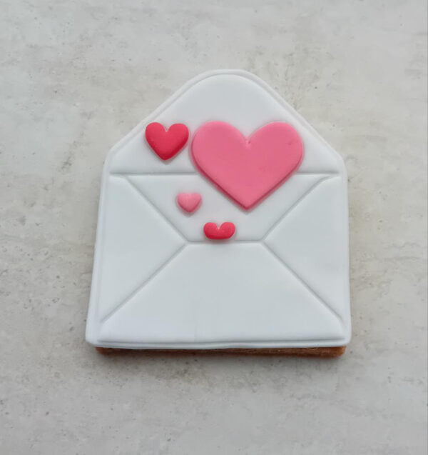 Prachtige cookie cutter die bij de Valentijn cookie cutters hoort